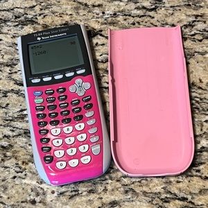 Texas Instruments TI-84 Plus Silver Edition Graphing Calculator Pink.